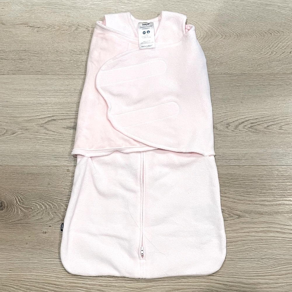 NWOT Halo Micro-Fleece - Soft Pink (3-6 months)